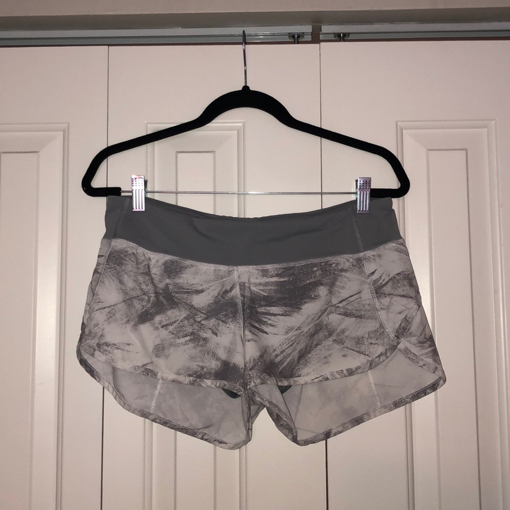 Lululemon speed shorts, size 8